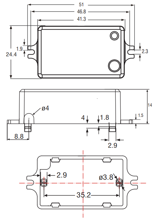 Ultra Compact Design Dimmable Pir Sensor 12vdc Input