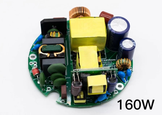 Bare Board 160w Round Non Isolated Power Highbay UFO Driver With Constant Current